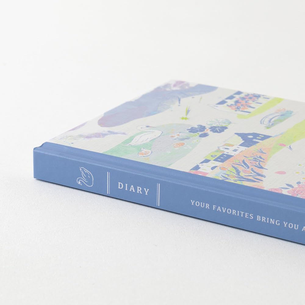 Midori Landscape 12708006 Diary, Pattern,