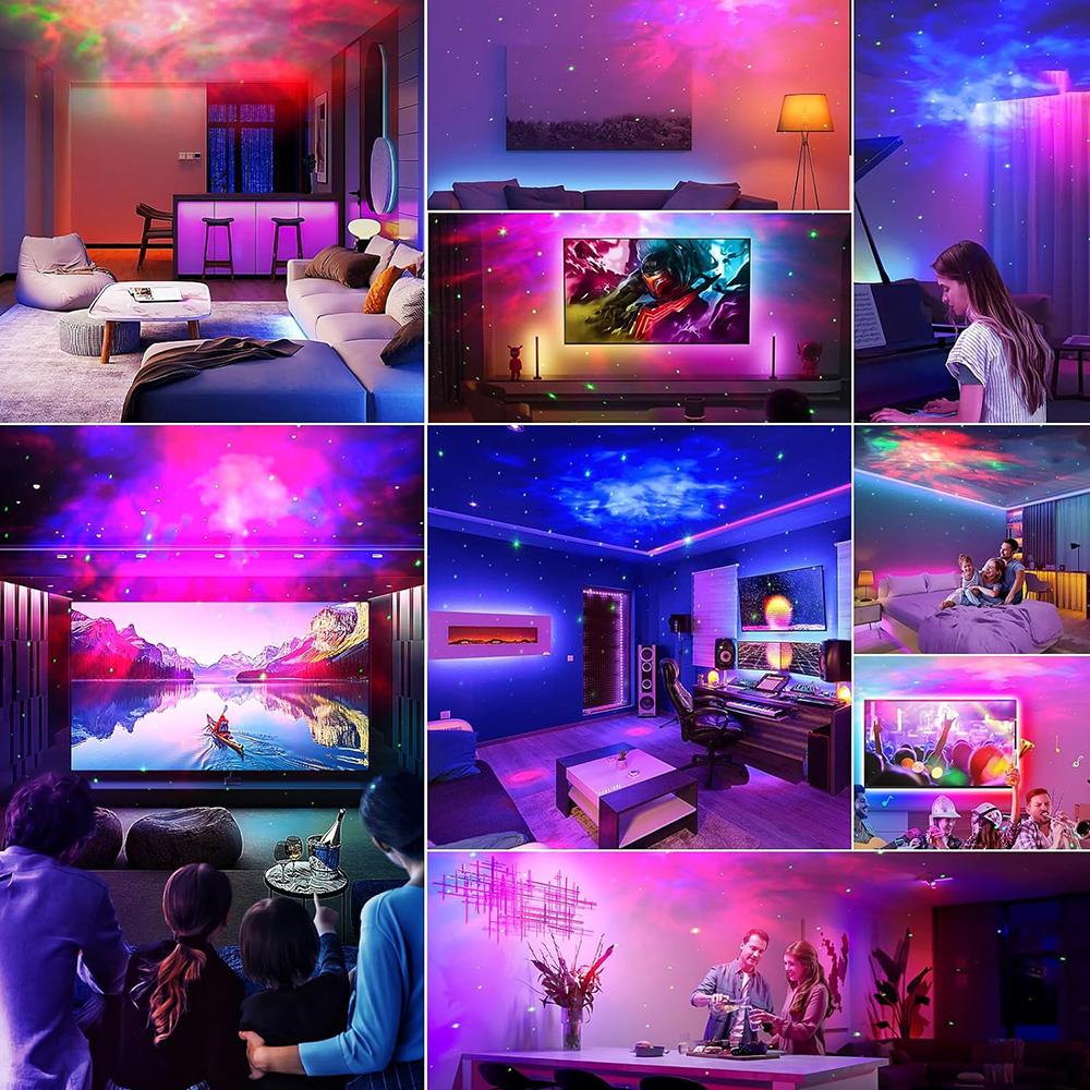 Милый астронавт галактика проектор свет мультфильм астронавт туманность звезды звездный проектор ночник для детского подарка домашний декор