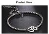 Cazador Stainless Steel Buddhism Hindu Yoga Om Hand Bracelets for Women Mother's DayBirthday Gifts Meditation Jewelry 2026
