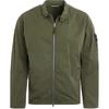 Stone Island Solid Logo Patch Zip Long Sleeve Jacket Men jackets Green 741543833-V0058