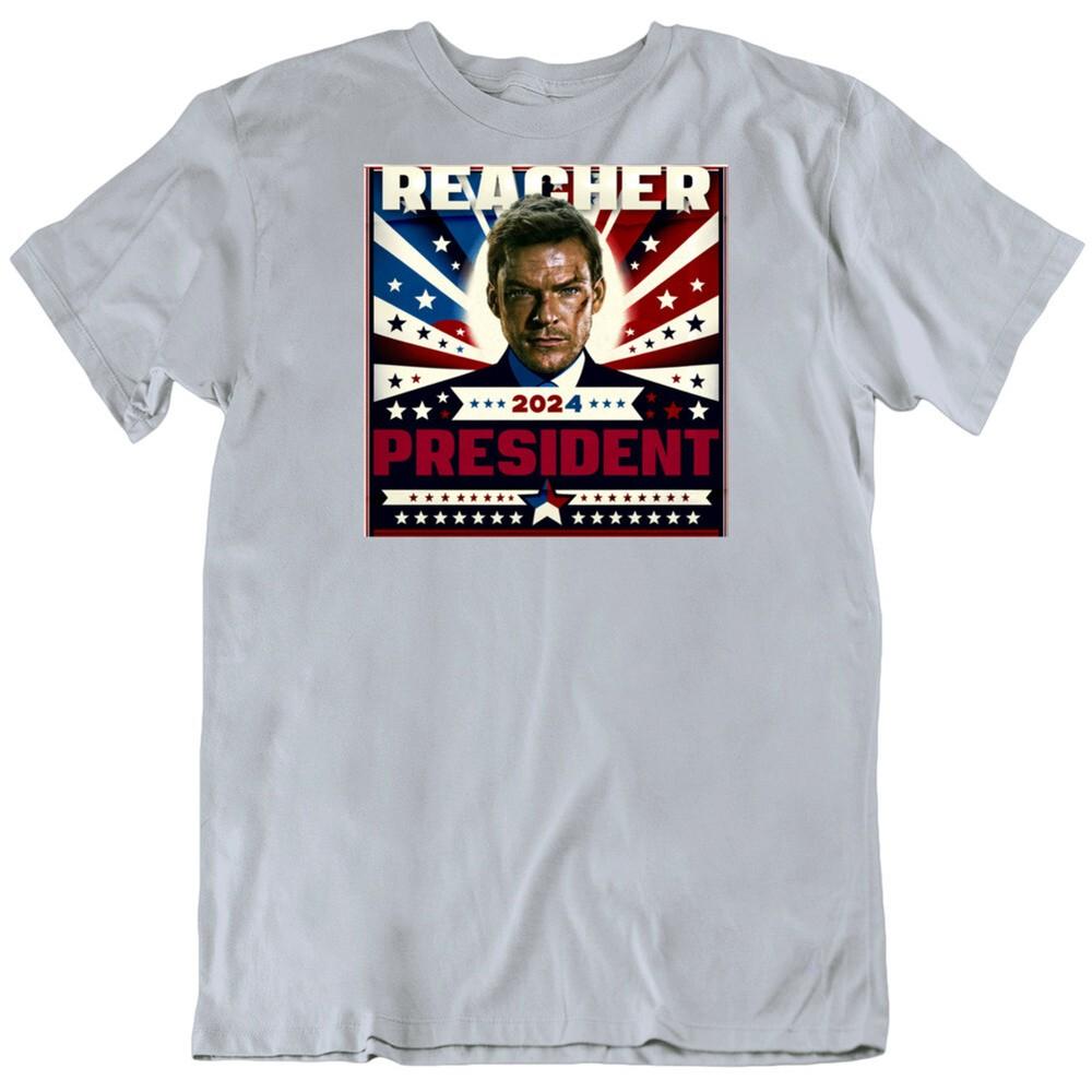 Reacher 2024 Usa Presidential Election Parody T Shirt Unisex T-Shirt