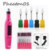USB Plug Nail Electric Apparatus for Manicure Milling Drill Bit Set Pedicure Machine Gel Remover