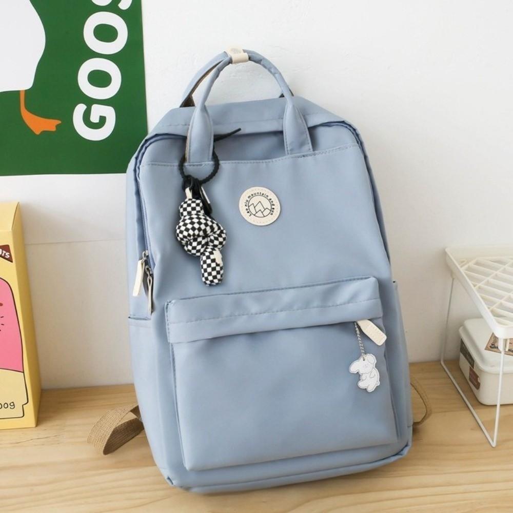 Nylon School Bag Large Capacity Laptop Book Bag Fashion Women Backpack Business Travel