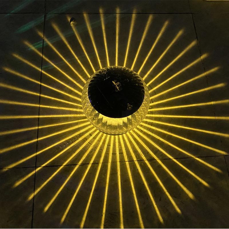 Уличный двор Портативное украшение Пруд Плавающий волшебный шар Лампа волшебный шар Креативный шар Цвет Солнечные огни для бассейна