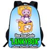 Рюкзак Lankybox Мультяшный школьный рюкзак для детей с регулируемыми мягкими лямками и стильным дизайном