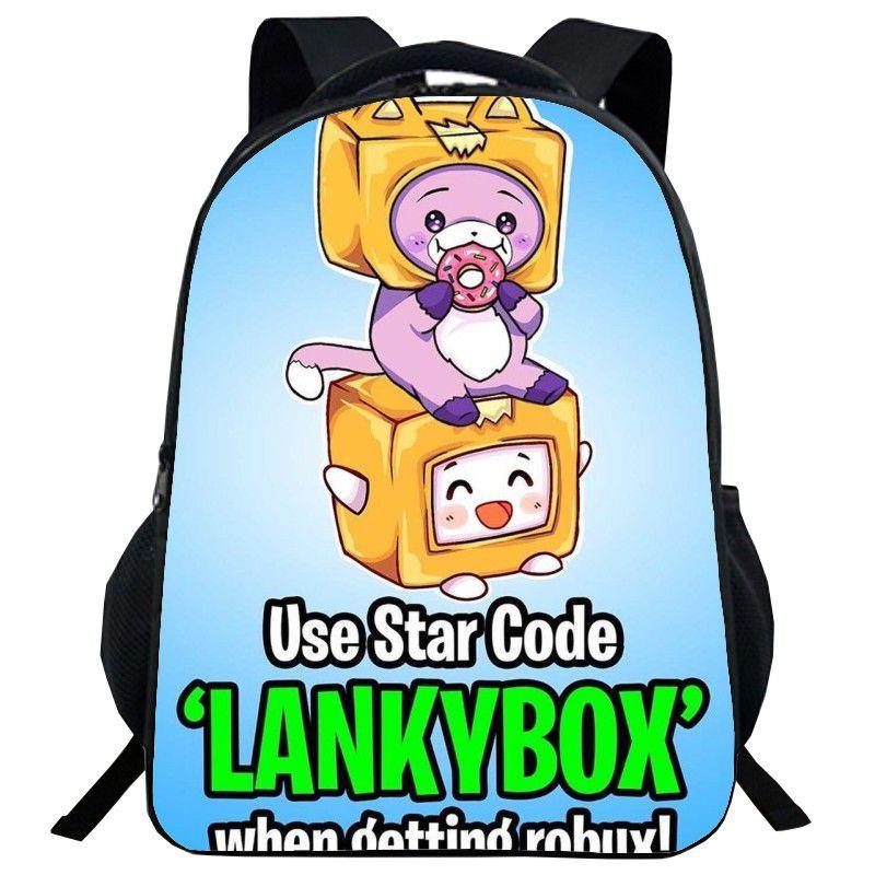 Рюкзак Lankybox Мультяшный школьный рюкзак для детей с регулируемыми мягкими лямками и стильным дизайном