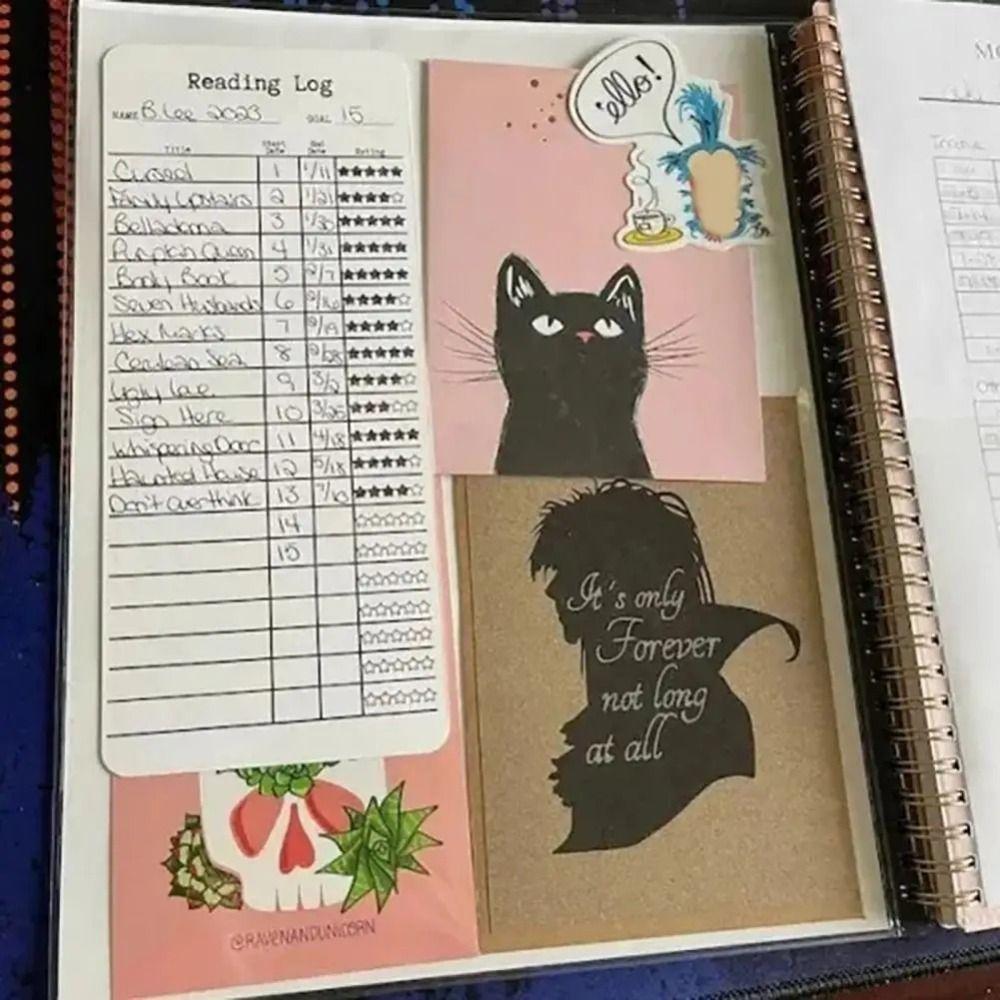 Reading Challenge Reading List Marker Cards Writable Notes Book Tracker Bookmark  Reading Lover