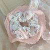 Бантик Розовое Кружево Толстая Кишка Резинка для Волос для Женщин, Высококачественная Заколка Головной Убор