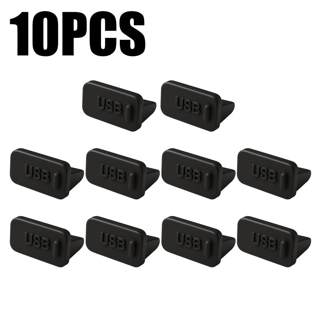10-60 шт. Силиконовые заглушки от пыли для порта зарядки USB-A, колпачки, гнездо female, универсальные пылезащитные заглушки для ПК, ноутбука