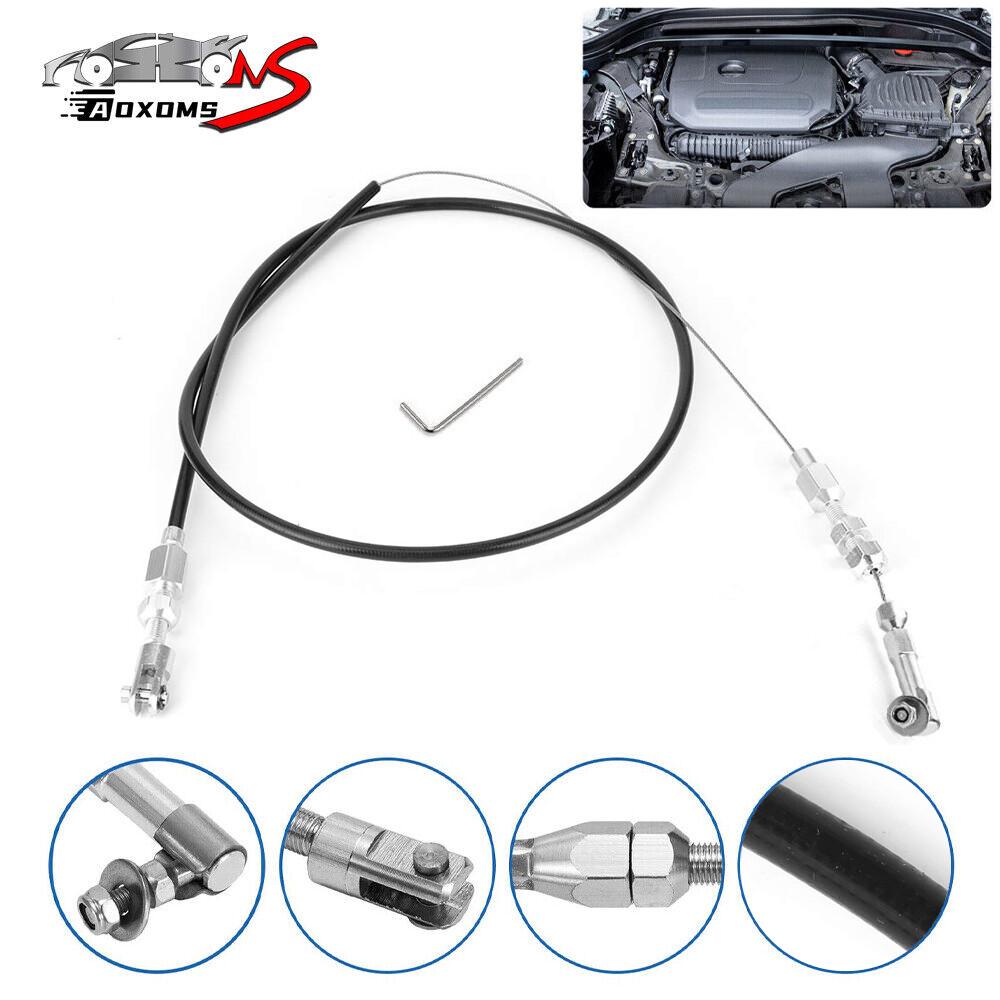 Universal 24" Stainless Steel Throttle Cable Braided fits for Ford Mustang GM