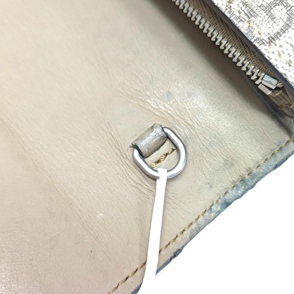 [Pre-Owned] Dionysus Tiger Head Buckle Logo Beige Lining GG High-Quality Synthetic Canvas WOC Wallet Crossbody Shoulder Bag - Good #1LKONM6