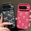 Для Google Pixel 9 Pro Xl 8 Pro 8a ударопрочный красочный узор с бантом силиконовый мягкий карамельный цвет матовый противоударный чехол