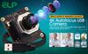 Модуль USB-камеры 4K ELP с автофокусом, широкоугольным объективом без искажений и двойным микрофоном, USB-камера для ПК, ноутбука, USB-разъем для камеры