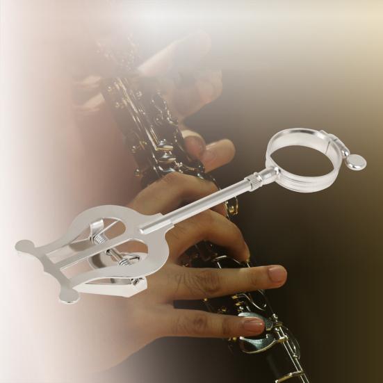 Clarinet Sheet Music Clip Lyre Music Stand Music Book Clip Marching Band Music Holder Iron Clamp for Beginner