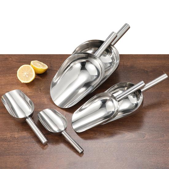 Лопата для льда, лопатка для льда из нержавеющей стали, многоцелевая, утолщенная, нержавеющая, пищевая, конфетная, для кормления домашних животных, лопата для льда