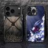H-Hollow Knight Silksong Чехол для телефона для iPhone 17,16,15,14,13,12,11,Pro,XS,Max,Plus,Mini,SE4,E Черный Матовый Ударопрочный Чехол