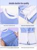 2025 Girls' Conservative Two-Piece Swimsuit: Fresh Waist-Slimming Short Skirt & Short-Sleeve Design