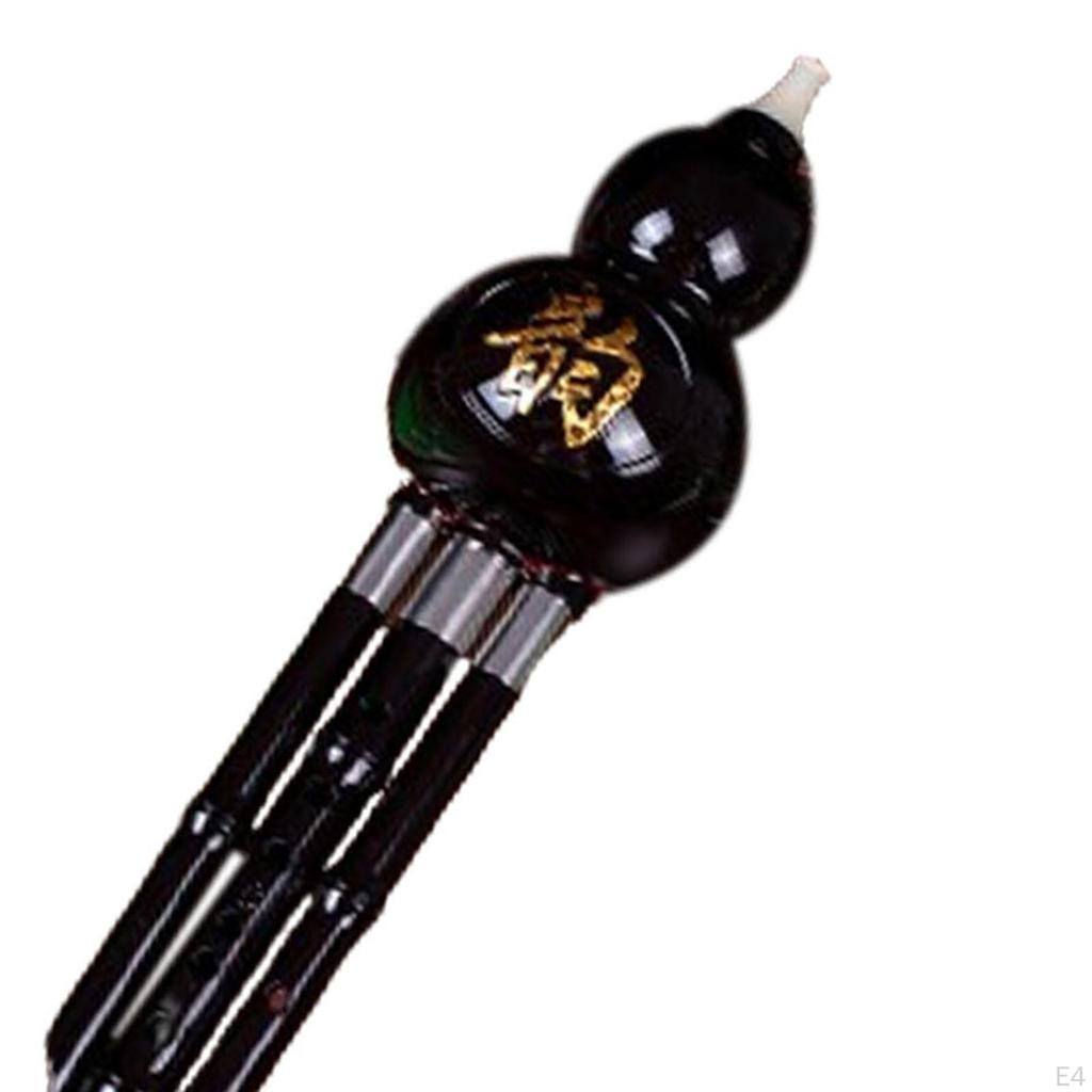 Китайская флейта Хулуси, тыквенная лютня с мундштуком, деревянный духовой узел, профессиональный