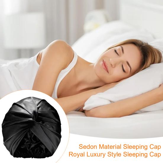 Женская шляпа из искусственного шелка, однотонная, с закрученным узлом, шляпа-тюрбан, однотонная шапочка для сна, домашний головной убор