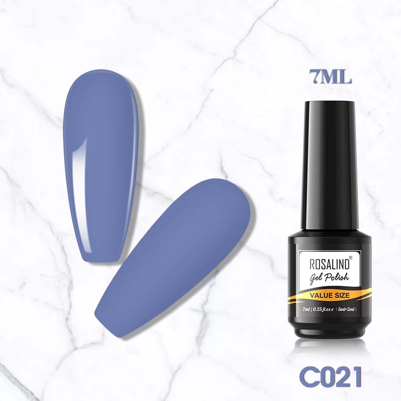 ROSALIND 7ml 59 Colors Manicure Semi Permanent Glitter Gel Nail Polish Long Lasting Top Base Gel UV LED Varnishe Fashion Nail Art