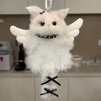 Милый плюшевый котенок кулон ручной работы Diy материал упаковка для девочек детские игрушки милый подвесной подарок