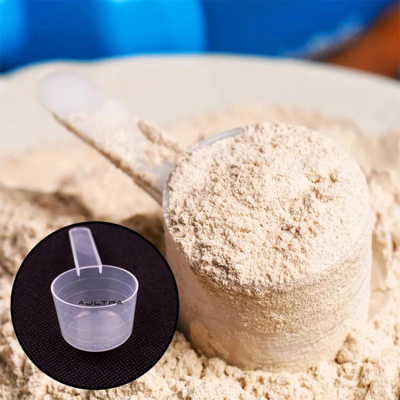 1 шт. градуированная мерная ложка с плоским дном из прозрачного пластика, индивидуально упакованная для точного измерения