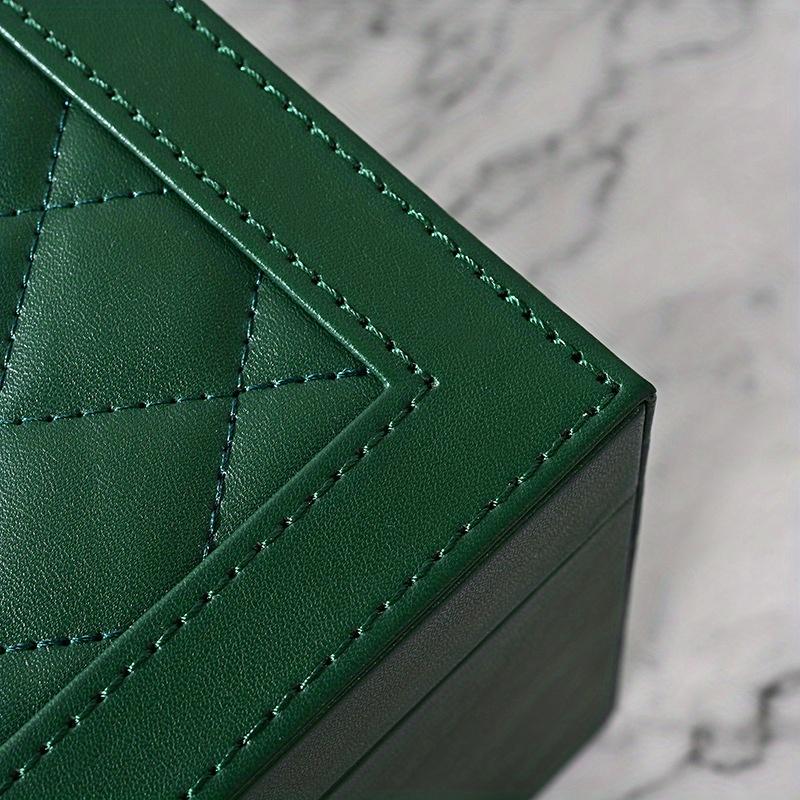 3-layer Drawer Type Jewelry Storage Box, Desktop Lockable Finishing Storage Container For Jewelry Earrings Rings Necklaces Bracelets Pendants