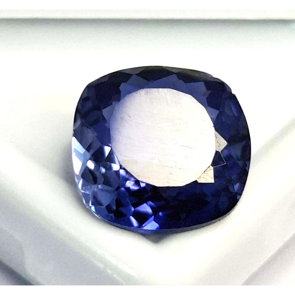 Natural Blue Tanzanite Cushion Cut 7-9 Ct Stunning Certified Loose Gemstone