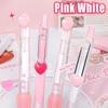 4PCS/Set 0.5mm Black Ink Gel Pen Press Using Ballpoint Pen High Quality Neutral Pen  Students