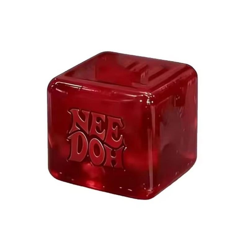 Nee Doh Nice Cube Сквиши Игрушка-антистресс Разные стили Желе Сжималка для снятия стресса Нетоксичная Сенсорная Декомпрессия Подарок для детей