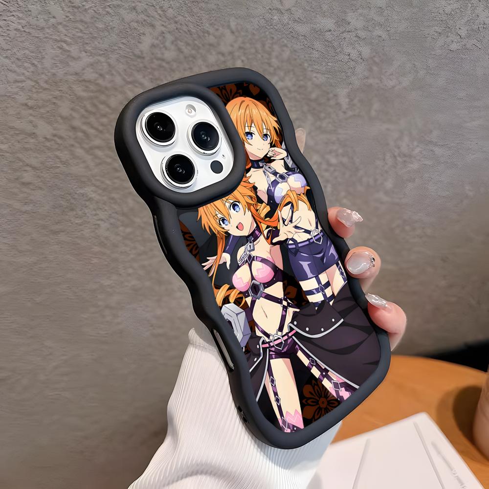 Date a Live Ямай Кагуя Чехол для мобильного телефона из ТПУ с волнистым краем для iPhone 17 16 15 14 13 12 11 Air Pro Max Plus Цветная крышка