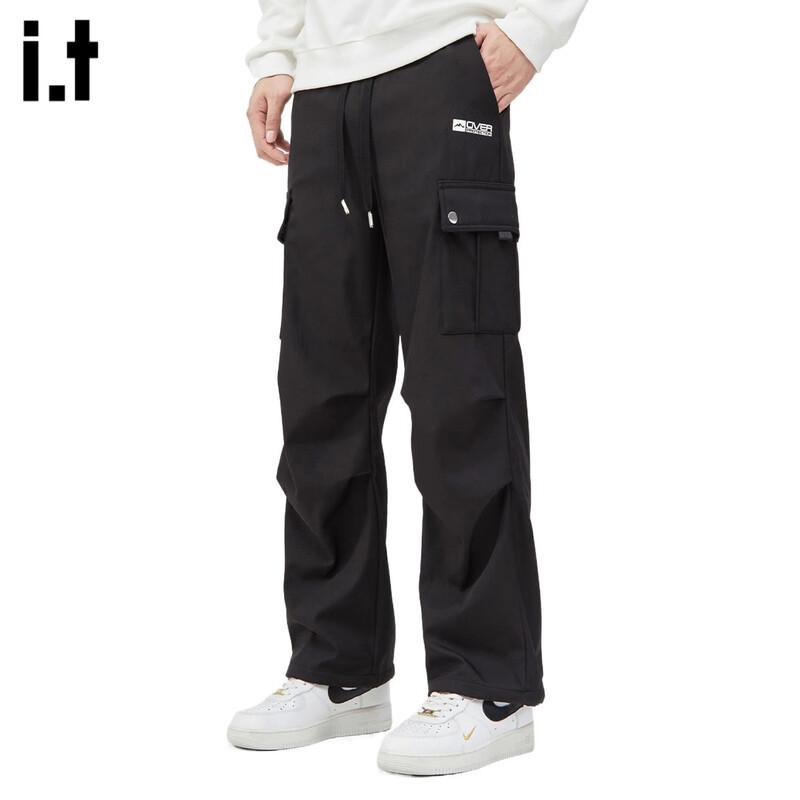 OVERPROTECTIONit Men's Fleece Lined Drawstring Cargo Pants