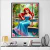 Disney 5D DIY Алмазная живопись Русалочка Ариэль Вышивка Мозаика Вышивка крестом Домашний декор Подарок Поделки
