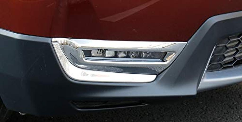 A Mini Chrome Fog Cover Bezel Trim Molding Specifically Designed for the New Honda Chrome Fog Fog Lamp Light for [Includes Cloth] Garnish,