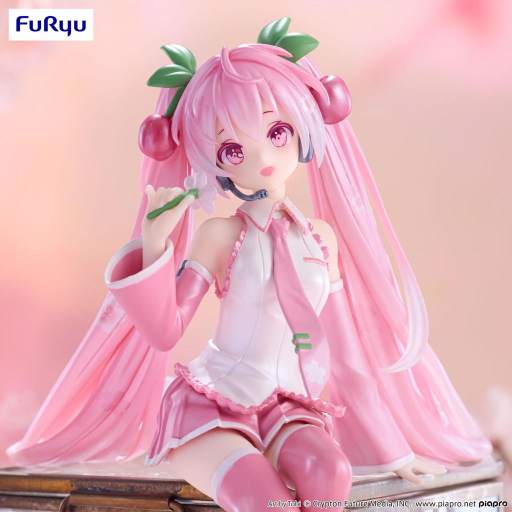 Фигурка Hatsune Miku Series Noodle Stopper Figure Sakura Miku 2024 Pearl Color Ver.