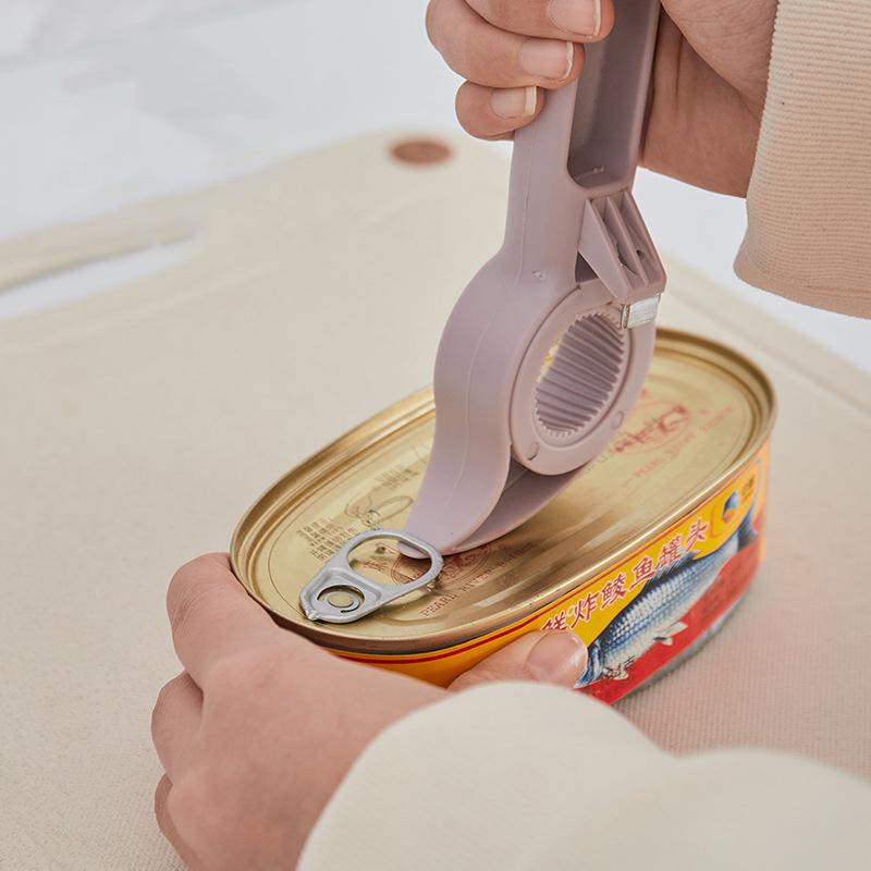 Multifunctional Four-In-One Safety Can Bottle Opener Household Canned Bottle Cap Screwing Device Home Tool