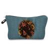 Women Black girl Print Cosmetic Bag Toiletries Organize Travel Storage Case 6397