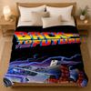 Back to the Future Movie Throw 240g flannel blanket, suitable for sofas, beds, offices,  exquisite gift blankets
