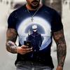 Смешная мужская футболка с рисунком в виде 3D-принта, летняя повседневная футболка с коротким рукавом, модные футболки для активного отдыха, мужская одежда overzied
