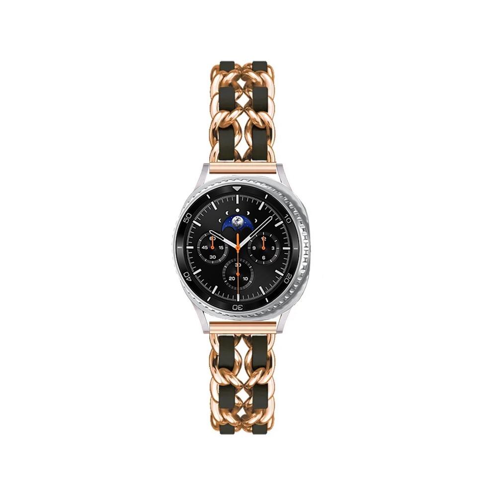 Металлический ремешок из нержавеющей стали для Samsung Galaxy Watch 8 40 мм 44 мм Classic 46 мм Браслет для Samsung Galaxy Watch Ultra 2026 Ремень