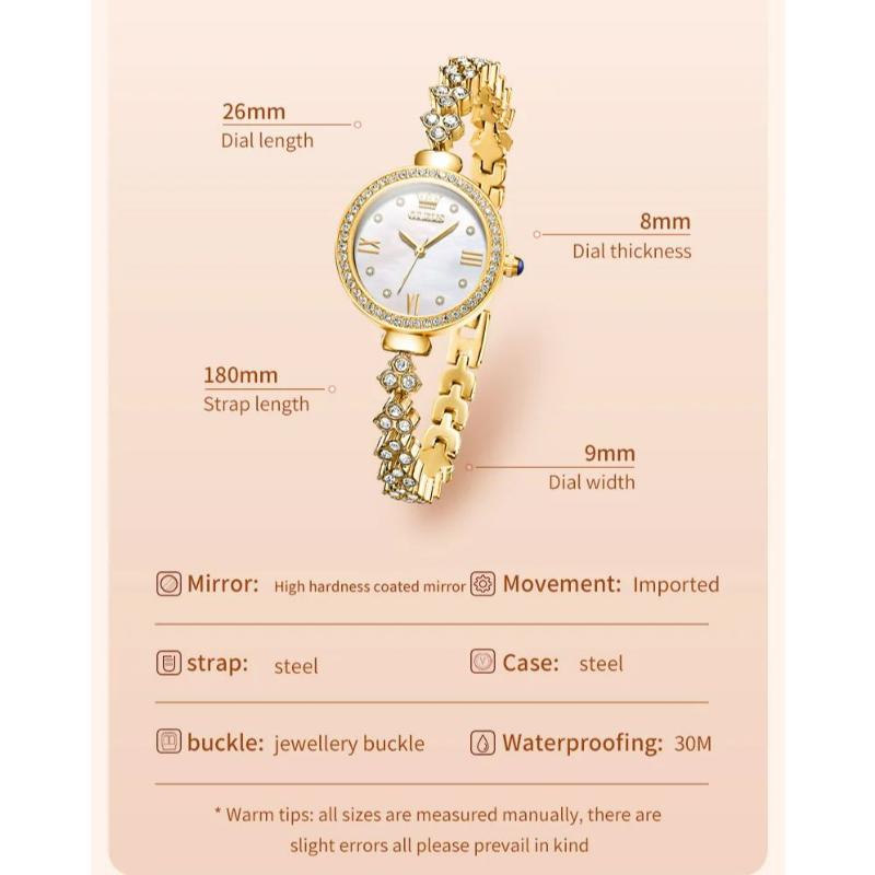 OLEVS Новые роскошные часы-браслет со стразами для женщин, водонепроницаемые светящиеся женские наручные часы, оригинальные кварцевые женские часы