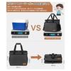Cooler Box Large Capacity 30L Insulation Waterproof Wear-Resistant Insulated Bag 4-Layer Leak-Proof Foldable Storage Lightweight 3-Way Design Soft