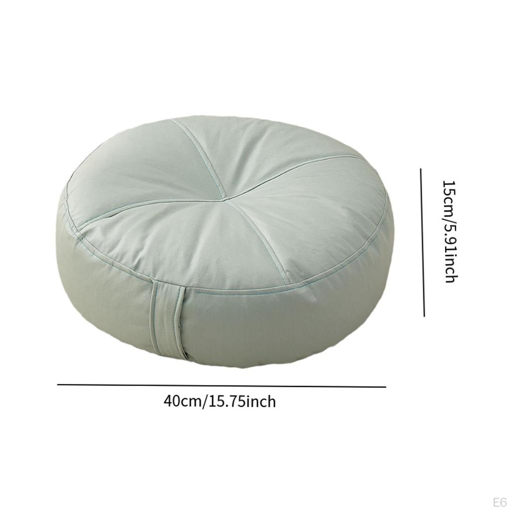 Круглая напольная подушка для домашнего сидения и отдыха