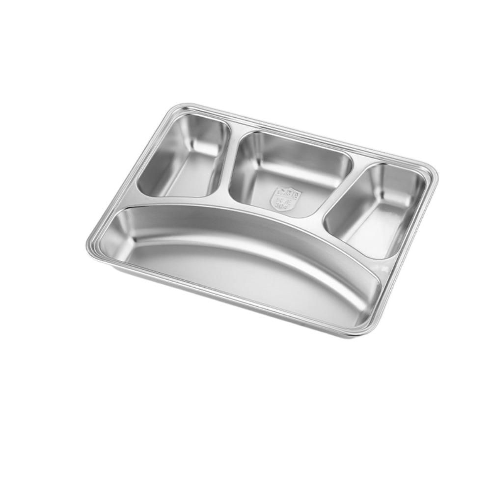 Thickened Fast Food Plate Stackable Lunch Container Tray Rectangular Breakfast Plate  Restaurant