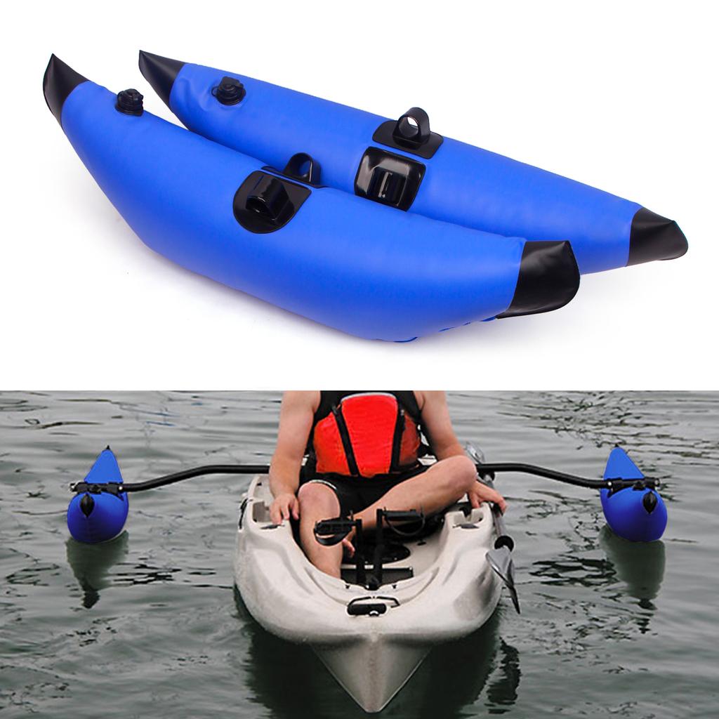 2pcs Kayak PVC Inflatable Outrigger Kayak Boat Fishing Standing Stabilizer