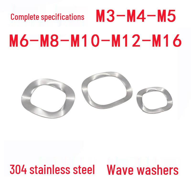 304 Stainless Steel Corrugated Wave Spring Washer for Bearings