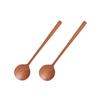 TOUGEI Nature Cutlery Dinner Spoons, Set of 2, 20cm, Natural Wood