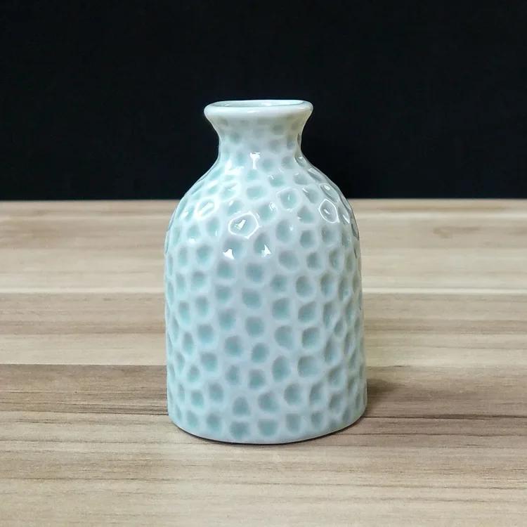 1 шт., мини-керамическая ваза ярких цветов, настольный цветочный горшок, домашняя ароматерапия, цветочная композиция, ваза, гидропоника, украшения для дома, ремесла