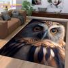 Cute Owl Eagle Birds Cartoon Rug Carpet for Living Room Bedroom Decor,floor Mat Decoration for Sofa Doormat