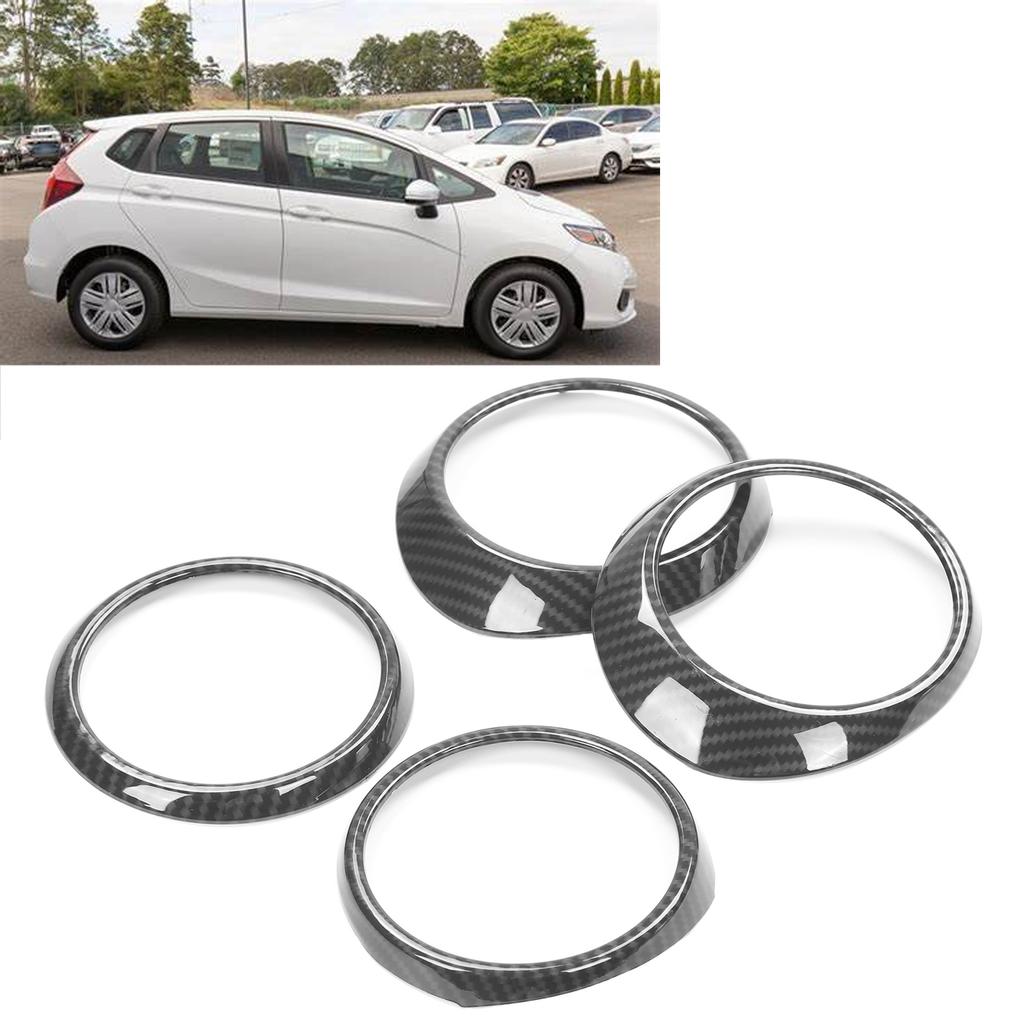 Central Control Air Outlet Trim Rings Carbon Fiber Style Decoration Fit for Tacoma 20162020